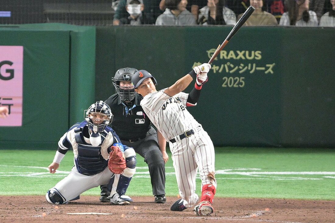 昨年11月の日韓戦で活躍を見せた佐々木泰