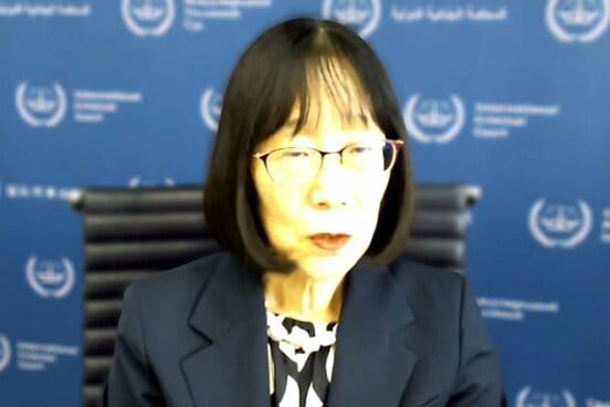国際刑事裁判所（ＩＣＣ）の赤根智子所長