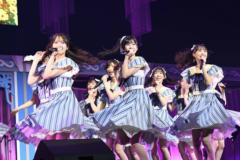 東京ガーデンシアターで８周年コンサートを開催したＳＴＵ４８（©ＳＴＵ）