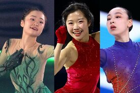 左から島田麻央、中井亜美、岡万佑子