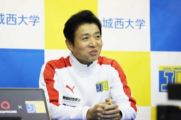 オンライン取材に応じた城西大・櫛部監督