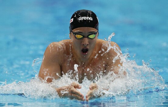  男子４００メートル個人メドレーに出場した瀬戸大也（ロイター）