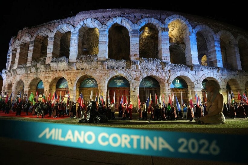 閉会式の会場となったベローナ・オリンピックアリーナ（ロイター）