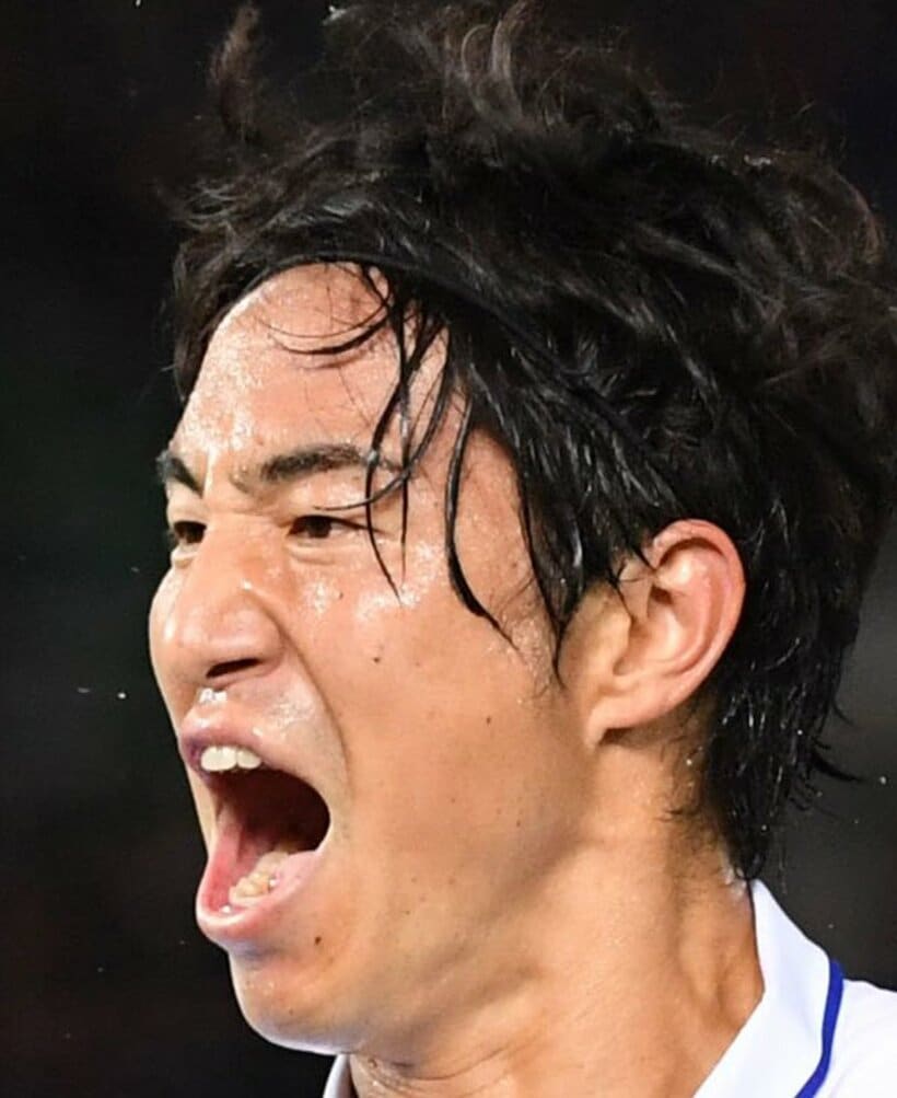  ＰＫをきっちり決めた名古屋・金崎