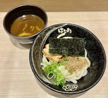  はなまるうどん「魚介豚骨つけ麺」