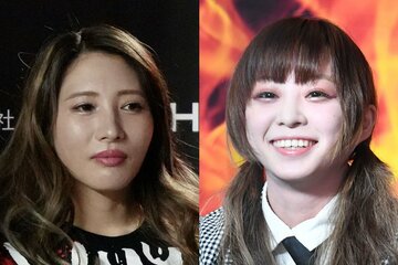志築杏里（左）と胡桃そら