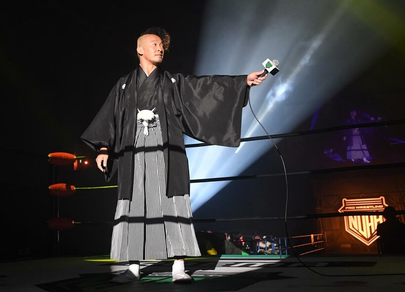  ２０２２年元日の日本武道館大会決定を発表した丸藤