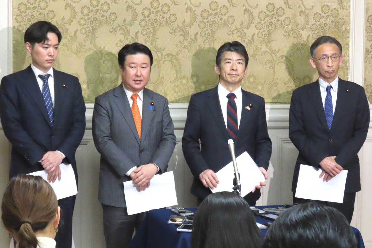 野党4党が坂本予算委員長の解任決議案を共同提出「いまの与党のやり方
