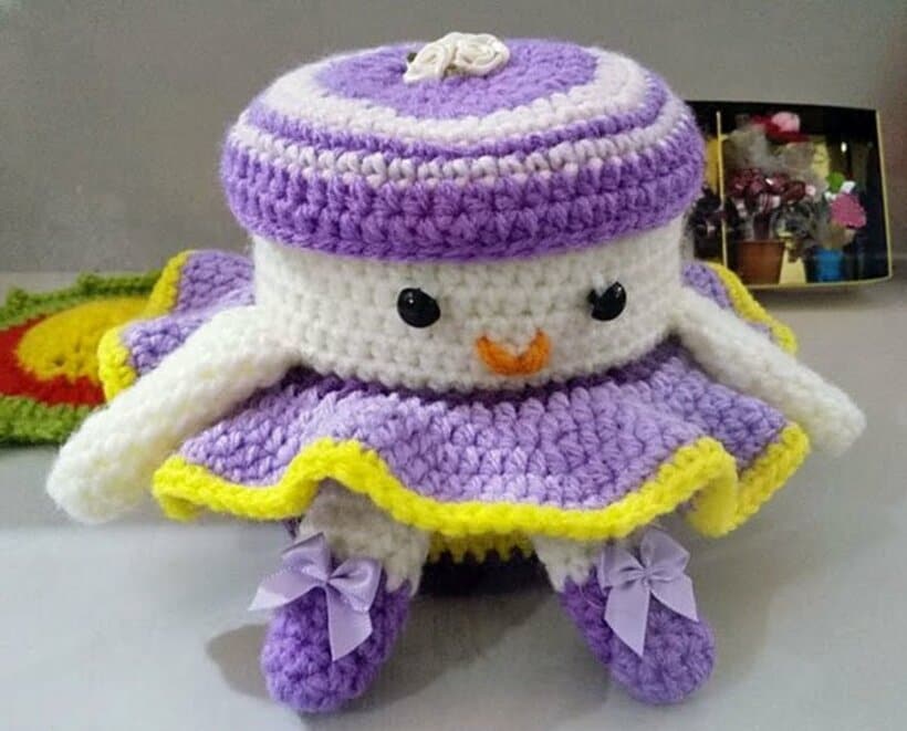  病院では展示されているかわいい作品にも癒やされました。リハビリで制作されたものです