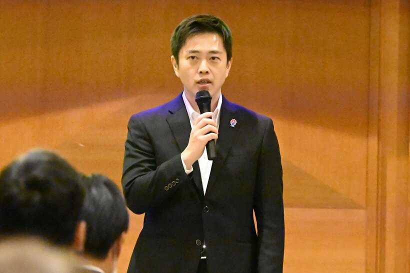 ハラスメント研修に出席した維新・吉村洋文代表