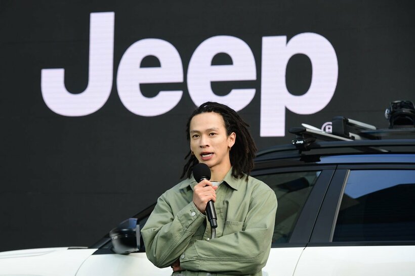 ジープのイベントに出席した平野歩夢