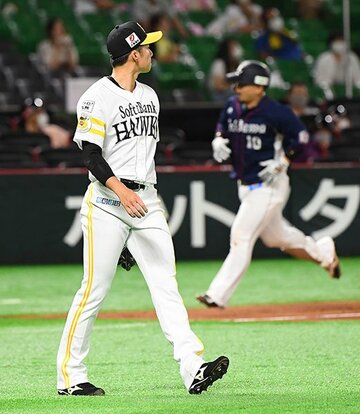  森にこの日２本目の本塁打を浴びた板東