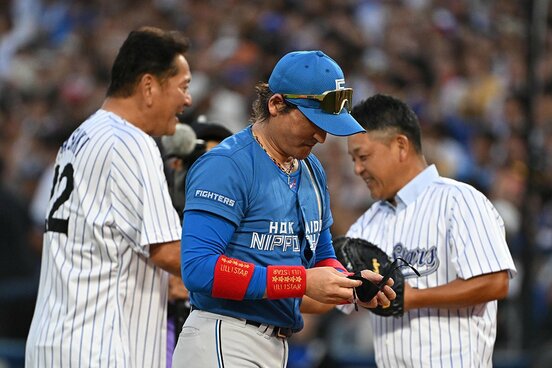 ４つのリストバンドが話題になった新庄監督