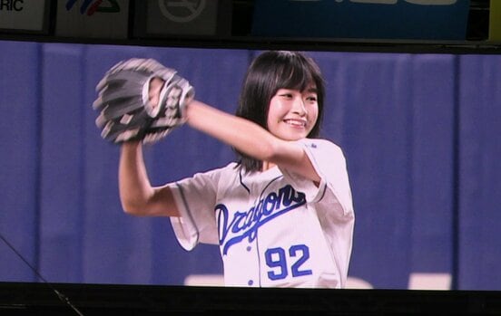  「１０６ビジョン」に映る全力少女Ｒのリーダー・百川晴香