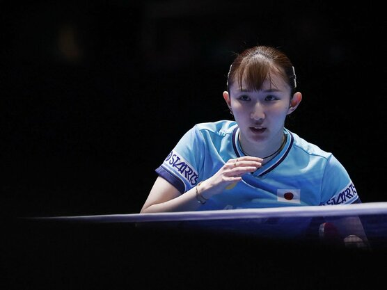 決勝の第２、第５試合ともにストレート負けした早田ひな（ロイター）