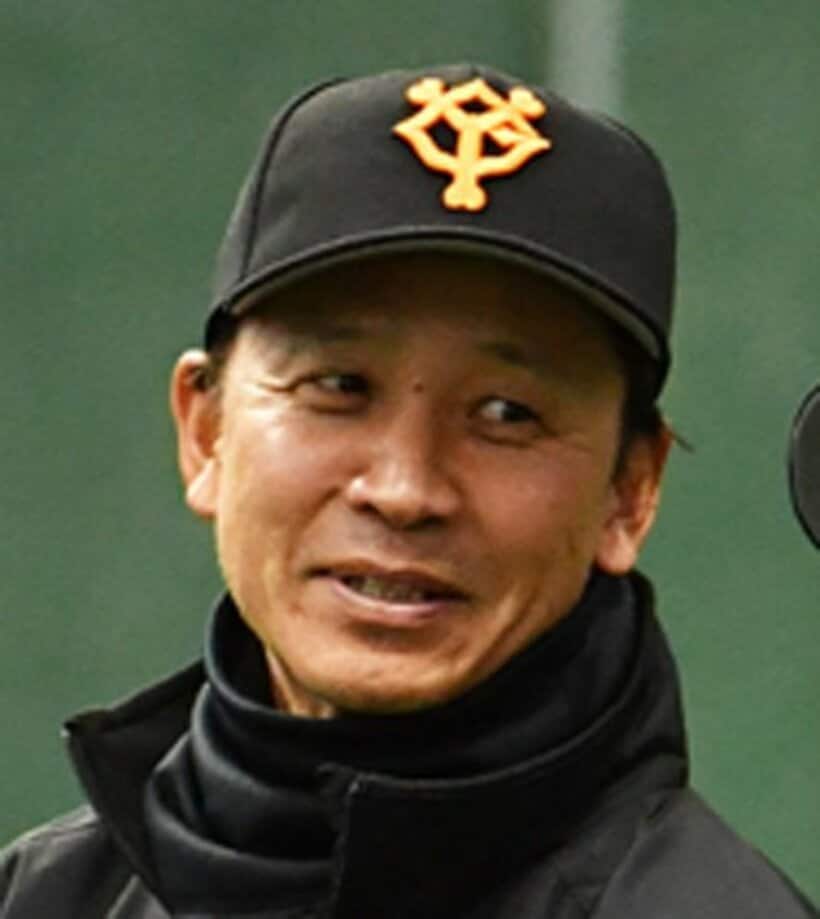  三軍監督就任が発表された二岡智宏氏