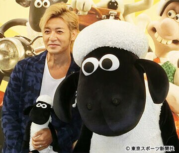 「ひつじのショーン展」のプレスプレビューに出席したつるの剛士
