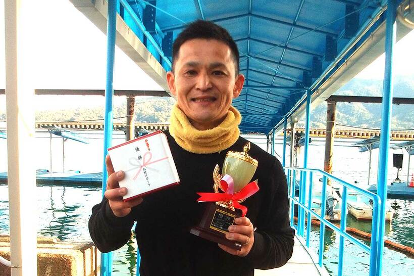 ボートレース宮島の「九州スポーツ杯」で優勝した古賀繁輝