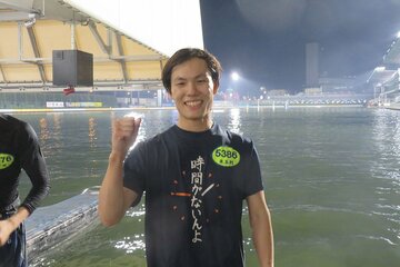 水神祭を終え笑顔の米玉利大悟