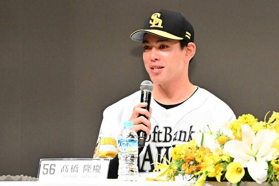 ドラフト５位ながら大きな期待を寄せられている高橋隆慶