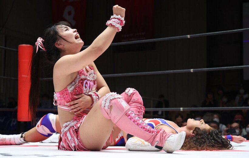 プリンセス王座を防衛した渡辺未詩