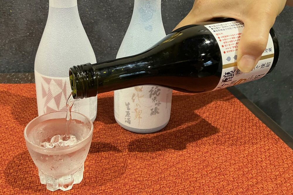 溶けはじめでも注げばサラッとしている