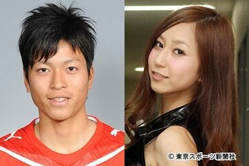 入籍を発表した大迫希(左)と南結衣