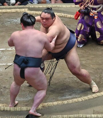 時疾風(手前)を一気に押し出した藤凌駕