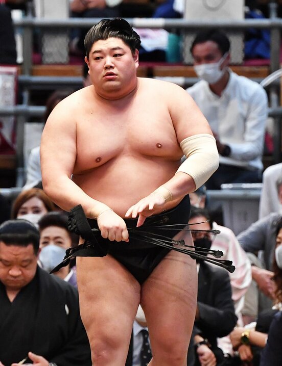 ４勝目を挙げた阿炎（東スポWeb）