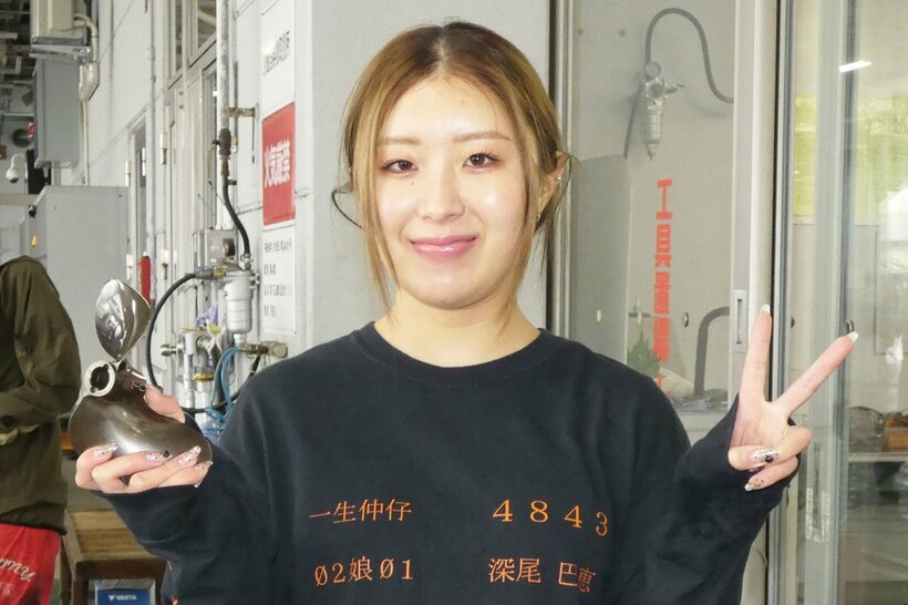 ペットのために激走を続ける山崎小葉音