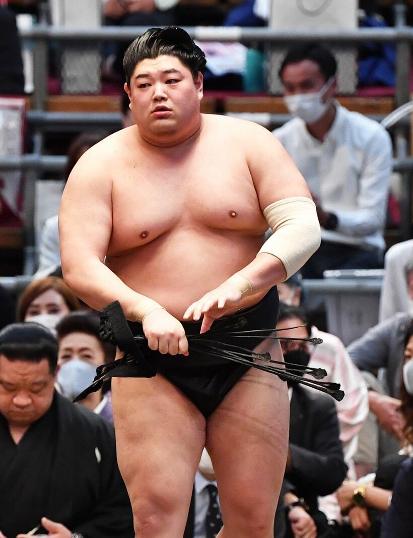  ４勝目を挙げた阿炎（東スポWeb）