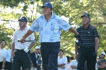 AONとしてしのぎを削った（左から）中嶋常幸、尾崎将司さん、青木功