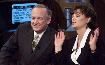 ジョンベネちゃんの父のジョン・ラムジー氏(左)と母のパッツィ・ラムジー氏（1996年＝ロイター）