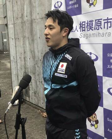  相模原市水泳公認記録会に出場した瀬戸（東スポＷｅｂ）