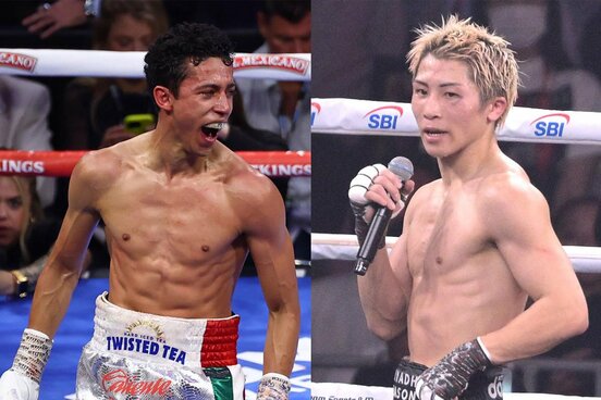 ラファエル・エスピノサ(左)と井上尚弥