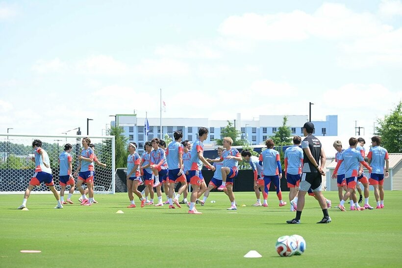 チュニジア戦に向けて練習を再開した日本代表