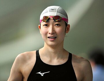  女子５０メートルバタフライで優勝した池江璃花子（代表撮影）