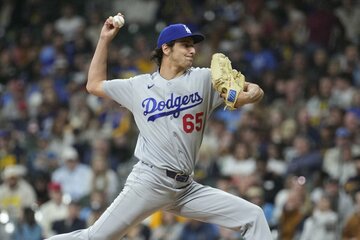 ２番手で登板し、２回を無失点に抑えたガベース