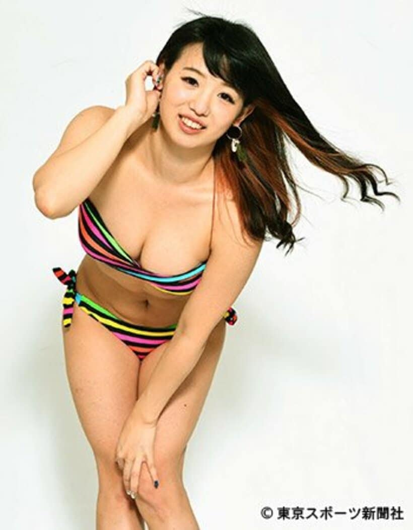  ド迫力ボディーを披露した高田千尋