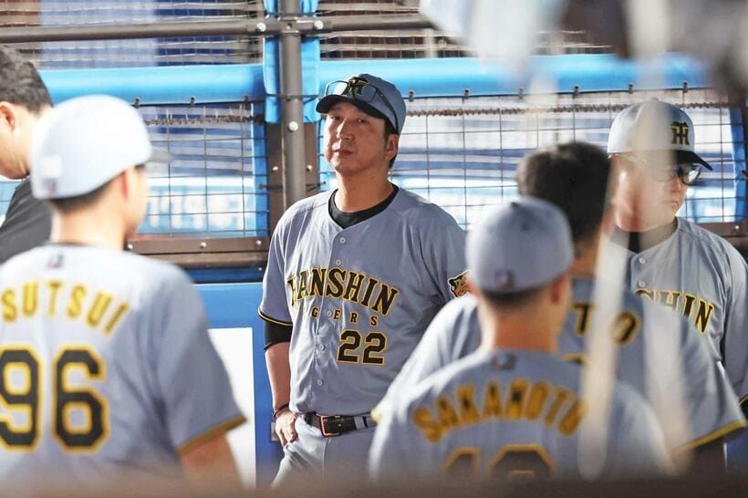 連敗ストップも藤川監督の顔には苦労がにじむ