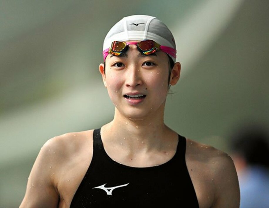  女子５０メートルバタフライで優勝した池江璃花子（代表撮影）