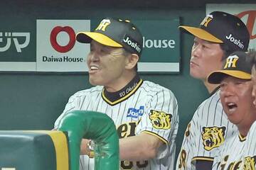 才木の粘投をたたえた阪神・岡田監督