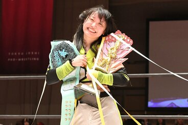 決勝で辰巳リカを下し「東京プリンセスカップ」初制覇となった鈴芽