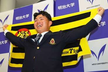 阪神に１位指名された明大・榊原