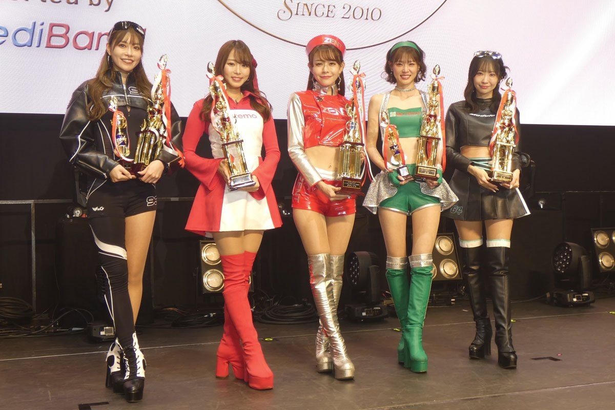 左から阿比留あんな、亀澤杏菜、寺地みのり、橘香恋、根岸しおり
