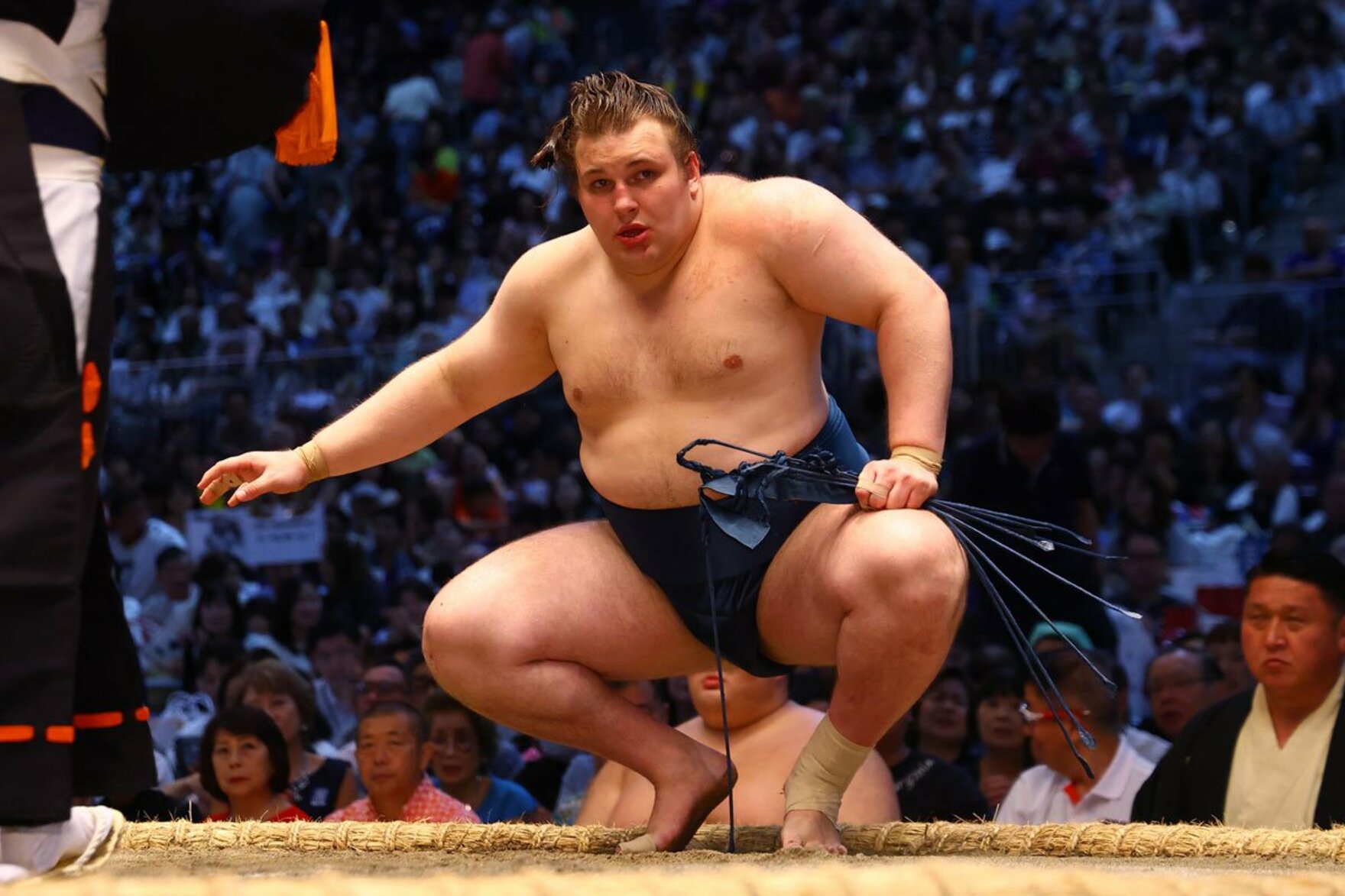 隆の勝を下した安青錦だが…