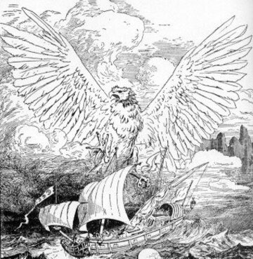 ロック鳥の想像図