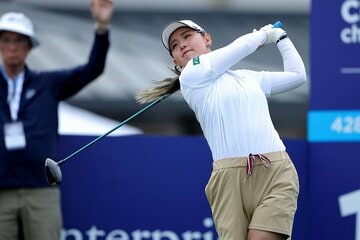 ２日目は１１位に後退した吉田優利（ロイター）