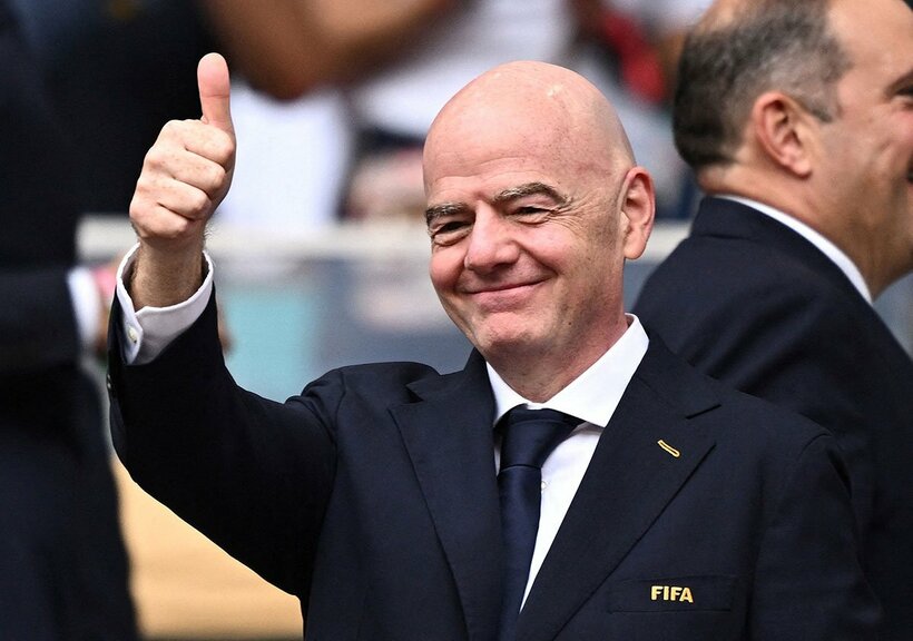 今大会でさらに評判を落としているFIFAのインファンティノ会長（ロイター）