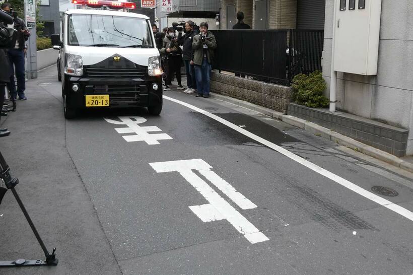 東京・高田馬場の事件現場